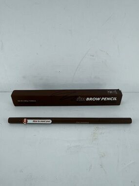 I'm Meme Brow Pencil - Natural Brown 002- Micro Thin . Slim brow pencil .